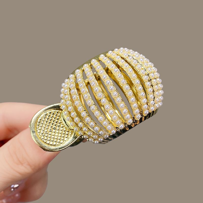 Kẹp Tóc Kim Loại Đính Đá Lấp Lánh Thời Trang Cho Nữ