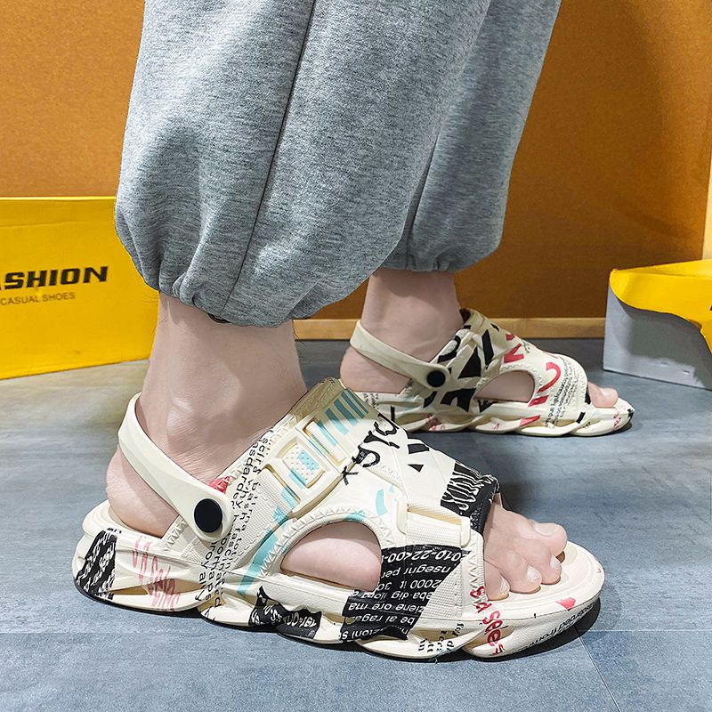 Dép Sandal Đi Biển Chống Trượt Hai Cách Dùng Thời Trang Thể Thao Ngoài Trời Dành Cho Nam