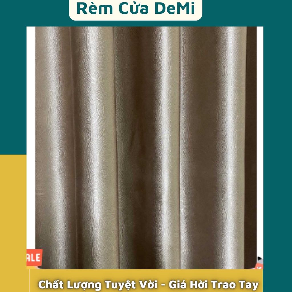 Rèm cửa đi cửa sổ nhiều kích thước sẵn khoen cắt chiều cao miễn phí