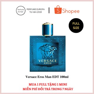 [CAO CẤP] Nước hoa nam Versace EDT 100ml, nước hoa dầu thơm mạnh mẽ, nam tính hương bạc hà tươi mát