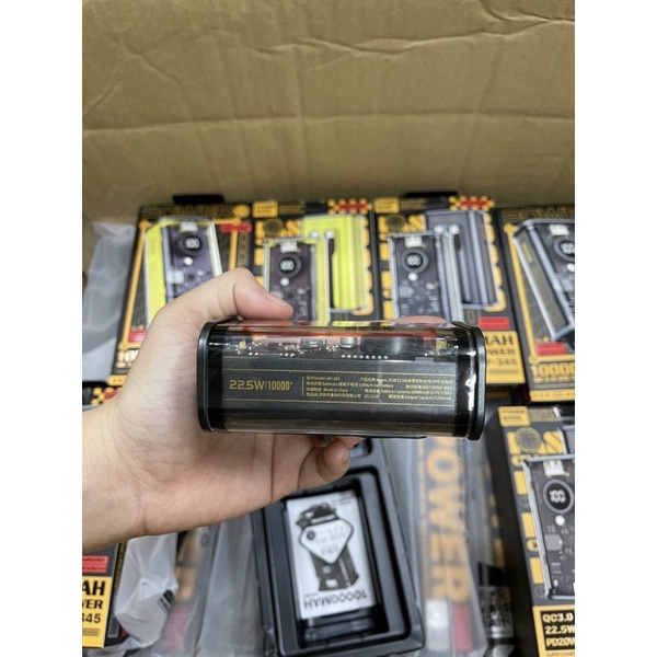 Sạc dự phòng Trong suốt 10000ma - 20000ma Wk 337 sạc nhanh bền trâu, không gây nóng máy, bảo hành 12 tháng