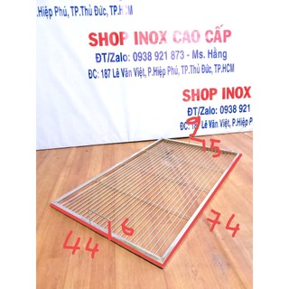 [Rẻ Vô Địch] Vỉ Nướng INOX Cao Cấp - Tấm Vĩ Nướng Inox -  Mã: VN58 -2I