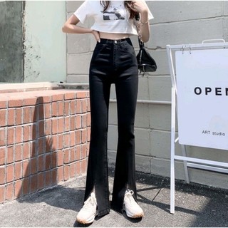 Quần jeans ống loe xinh xỉu