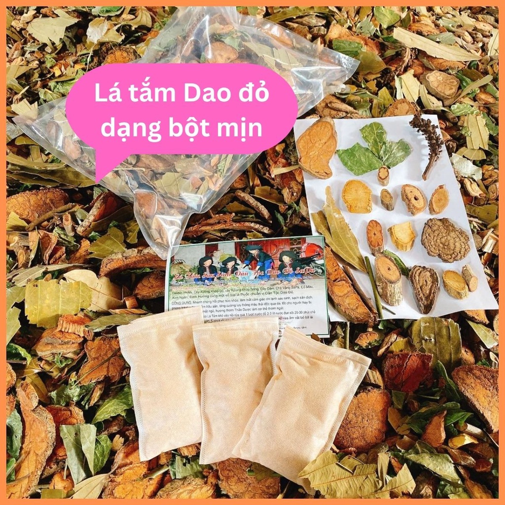 LÁ TẮM DÂN TỘC DAO ĐỎ SAU SINH