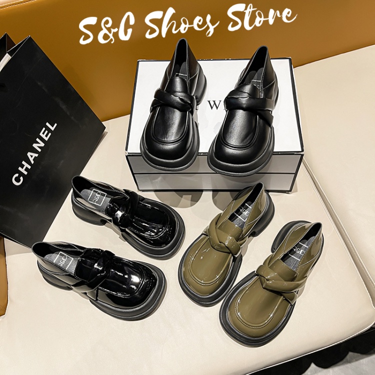 Giày Mary Jane Bằng Da Oxford Phong Cách Anh Quốc Chất Lượng Cao Thời Trang Dành Cho Nữ