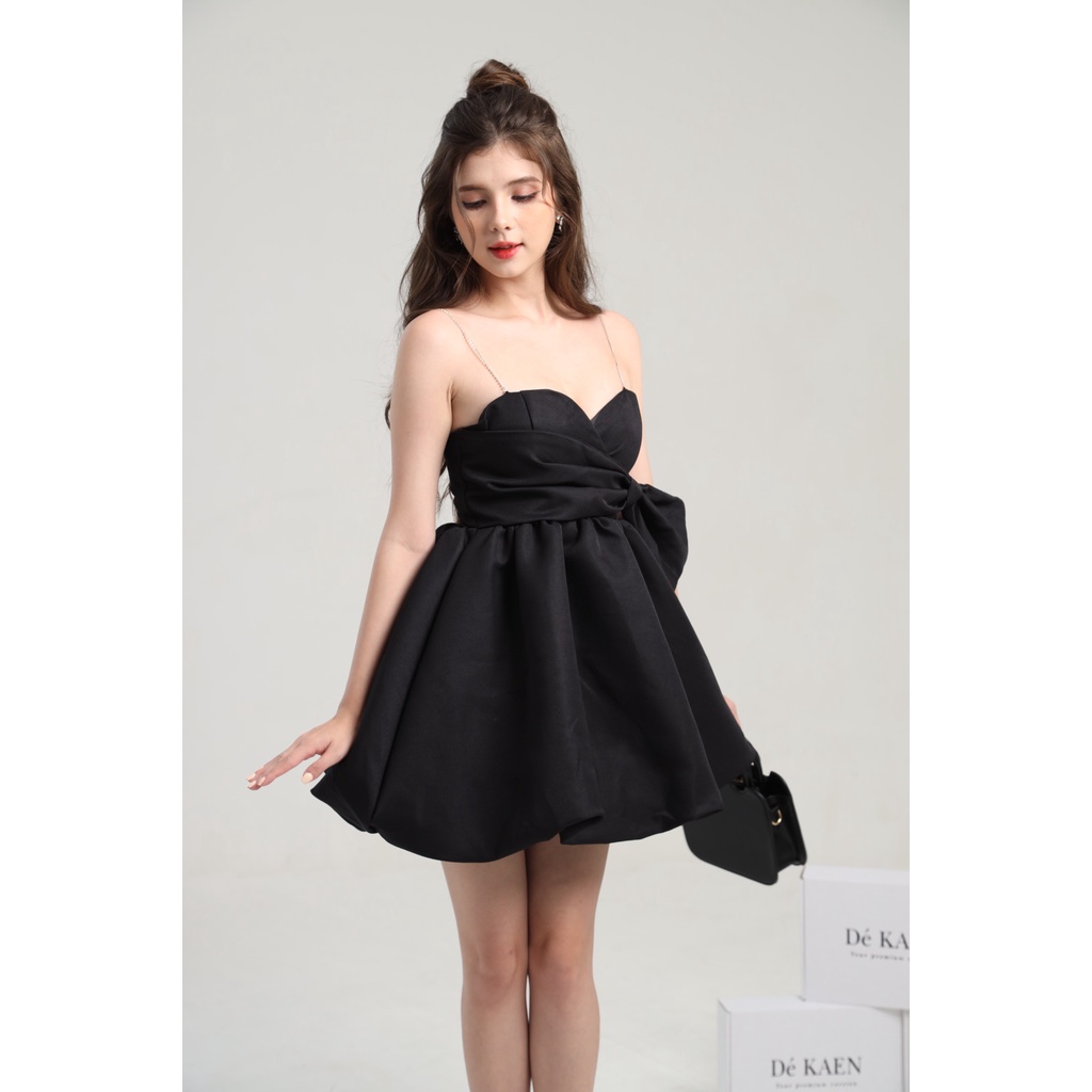 - ĐẦM NƠ THIÊT KẾ HAI DÂY ĐÁ - LOLI DRESS