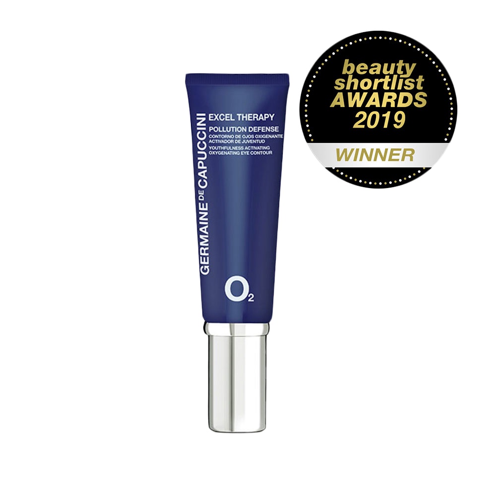 Kem Mắt Oxy Tinh Khiết xóa Quầng Thâm & Bọng Mắt ET O2 Pollution Defense Eye 15ml Contour Germaine De Capuccini