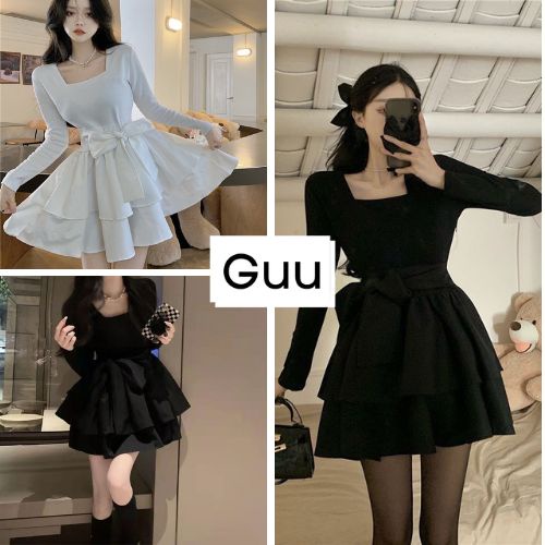 Đầm dáng ngắn xòe nhiều tầng đi chơi đi tiệc GUU