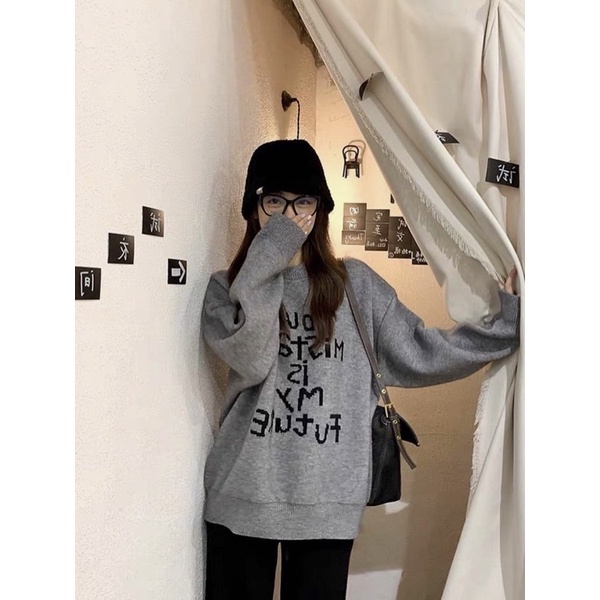 Áo len chữ your 9126