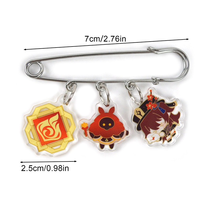 Tmdbyx Ghim Cài Áo Bằng Kim Loại Tráng Men Mẫu Xiao Kaedehara Kazuha Venti Làm Quà Lưu Niệm