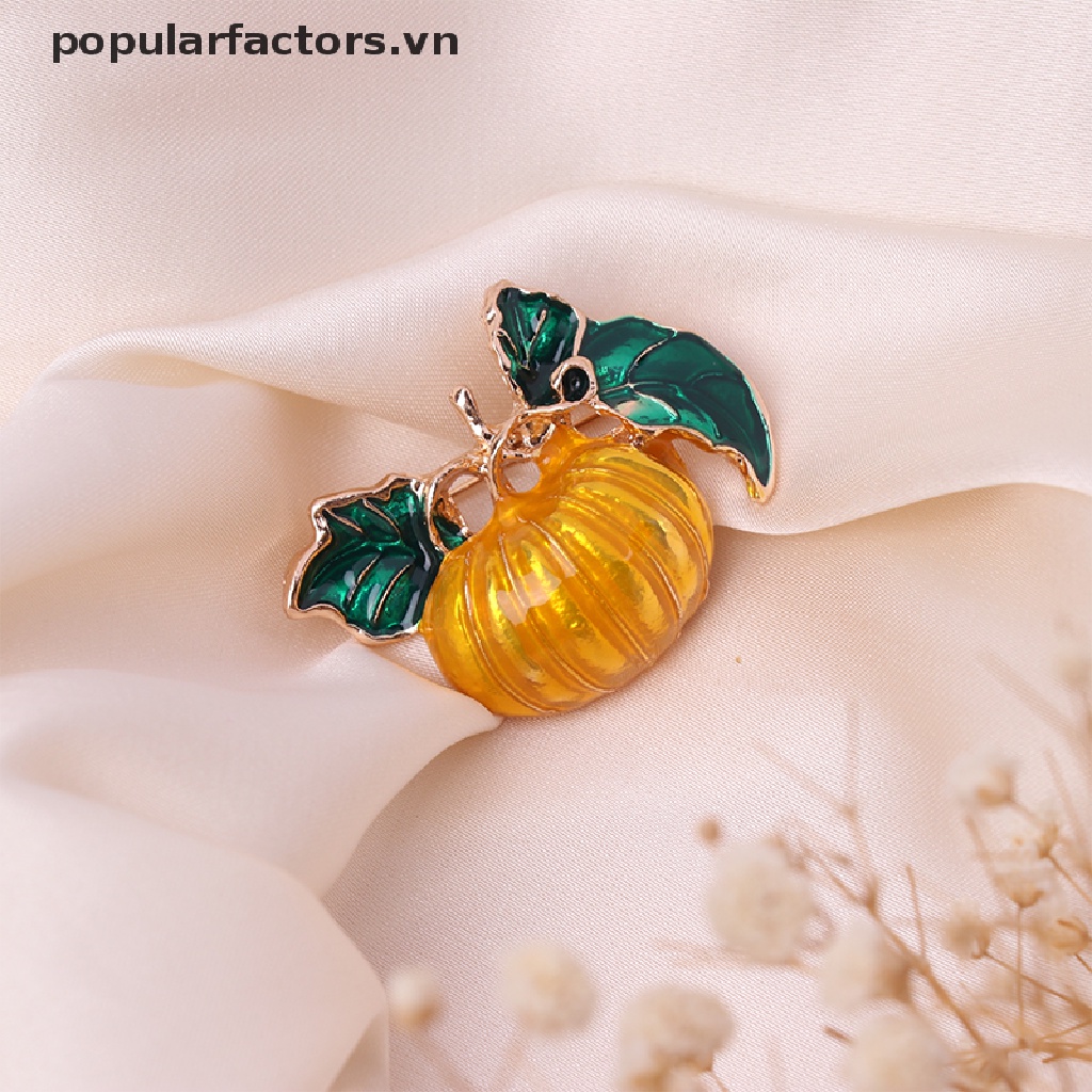 Ghim Cài Áo Hợp Kim Tráng Men Hình Rau Củ Quả Sáng Tạo Cho Nữ