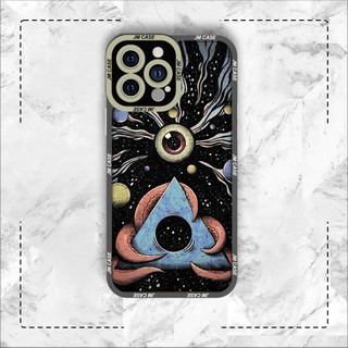 Ốp lưng iphone samsung xiaomi oppo cạnh vuông JMCase Eye Space Background