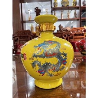 vỏ bình gốm sứ trang trí LONG PHỤNG