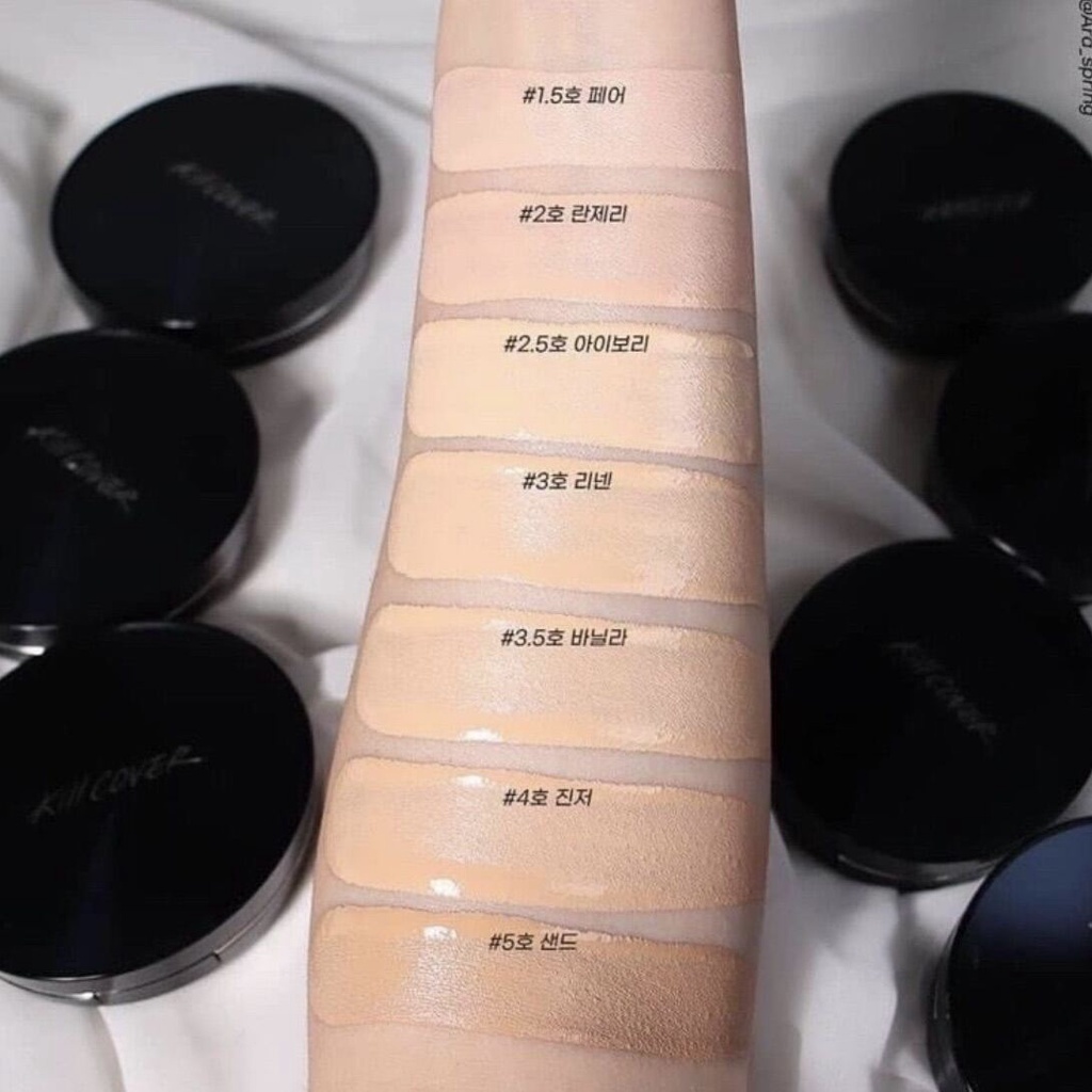 Phấn Nước Làm Mịn Lỗ Chân Lông CLIO KILL COVER FOUNWEAR CUSHION ALL NEW SPF50+ PA+++