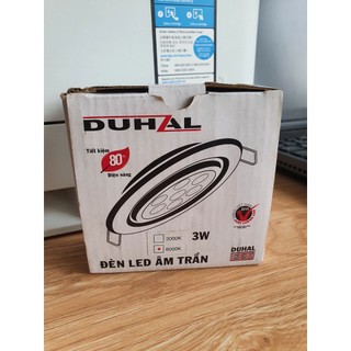 Đèn led downlight âm trần 3w duhal DFN203