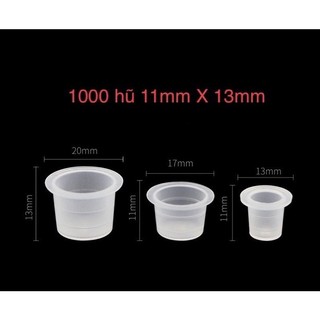 Hũ đựng mực không chân cỡ to 13 X 20mm