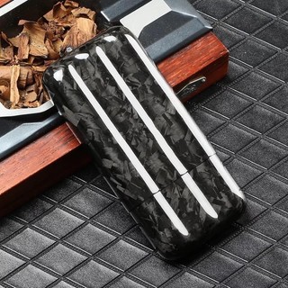 Bao đựng cigar Carbon 3 điếu