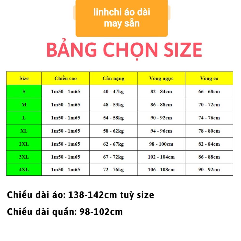 Siêu rẻ siêu phẩm 2023 áo dài thêu lụa tây thi