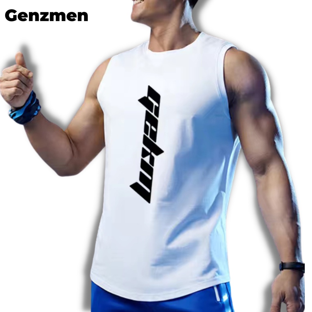 Áo thun ba lỗ nam , tanktop nam tập gym  Áo sát nách vải thun lụa thoáng mát co giãn hút