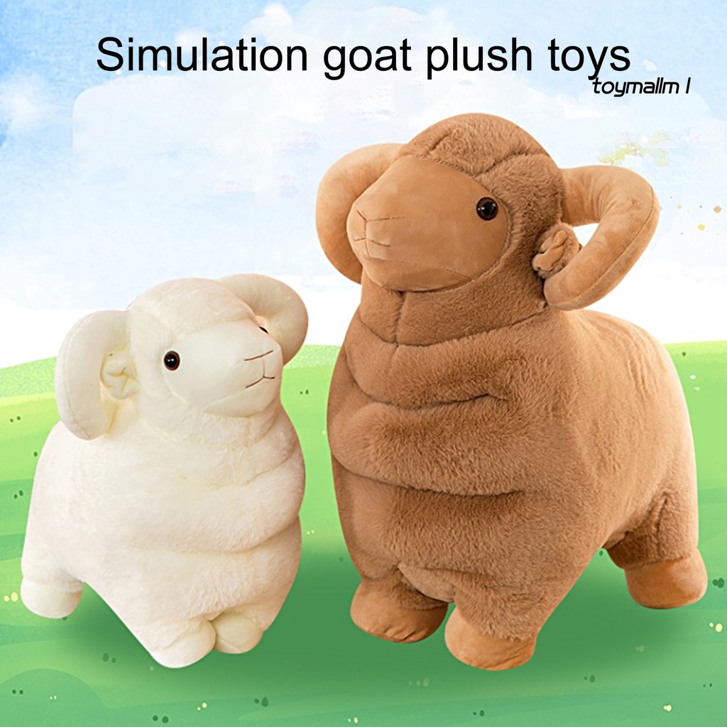 Đồ chơi nhồi bông Hình Con Dê 40 / 50cm Mềm Mại Trang Trí Nhà Cửa