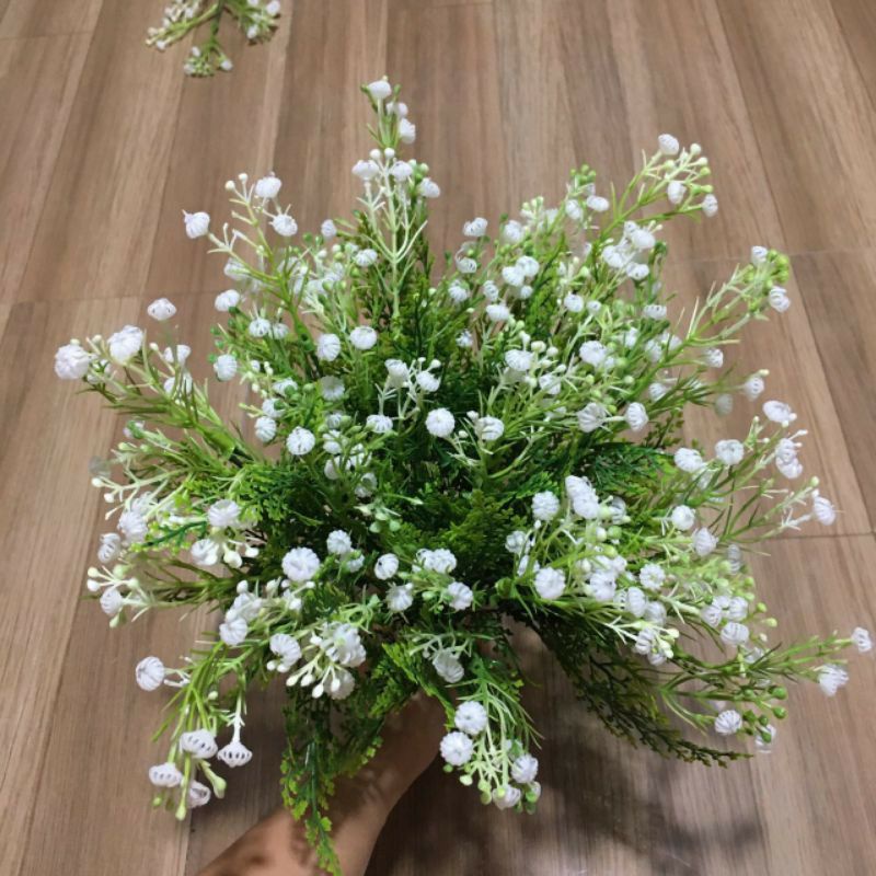 Lá Táo, Cành Hoa Baby, Cỏ Điểm Trang Trí