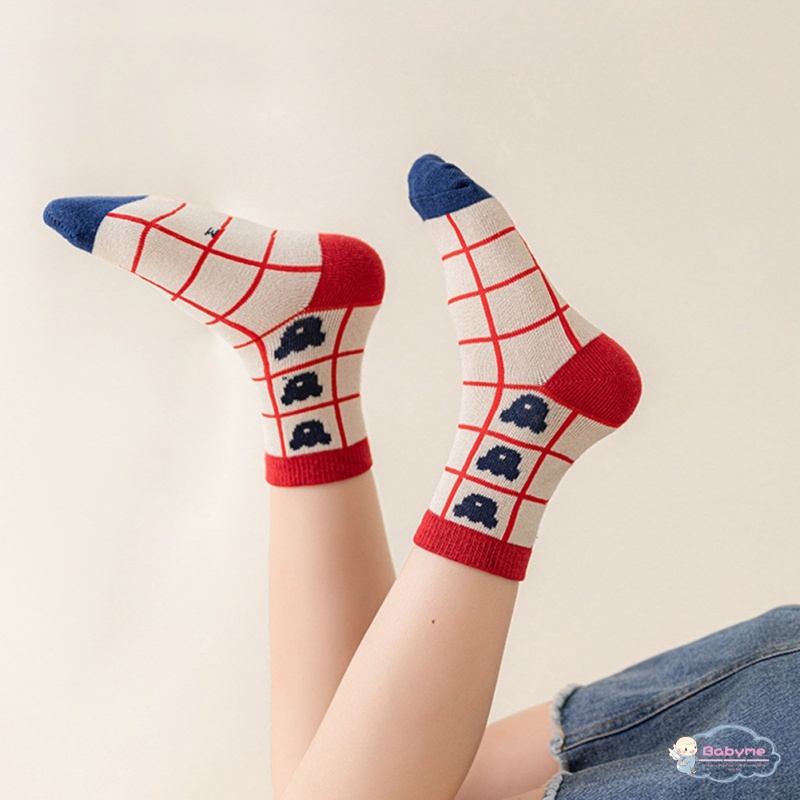 Set 5 Đôi Vớ Cotton Thoải Mái Mừng Năm Mới Cho Bé