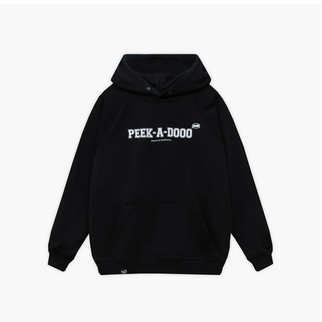 Áo Hoodie Nam Dài Tay 2 Cúc Bấm  MANDO Chất Liệu Nỉ Chân Cua Form Rộng Hình In Basic Unisex Thời Trang Hàn Quốc HOD008