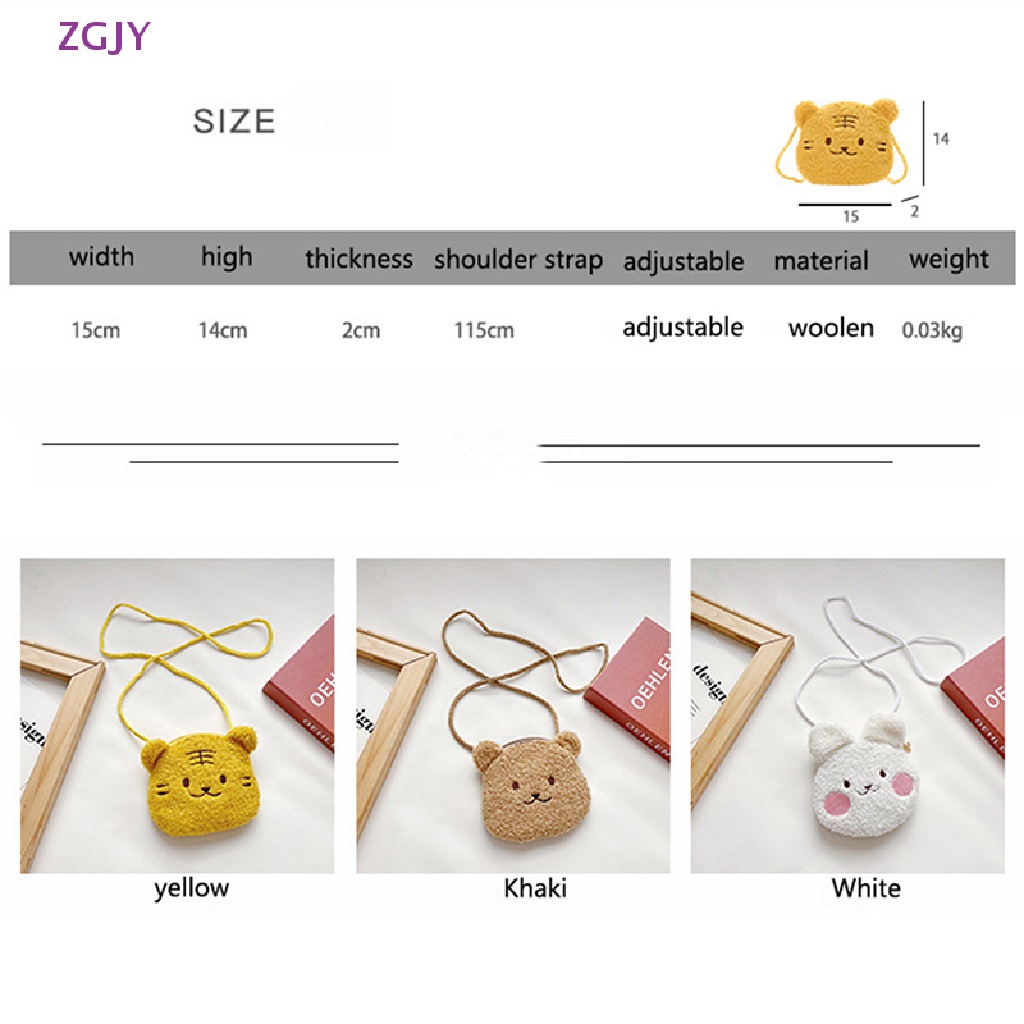 Túi Đeo Chéo Hình Gấu Nhồi Bông Xinh Xắn Cho Bé Mới