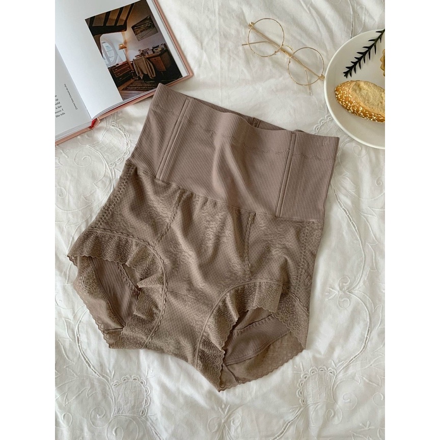 Quần lót nữ Embra gen bụng cạp cao định hình eo chất ren cao cấp EBQL61