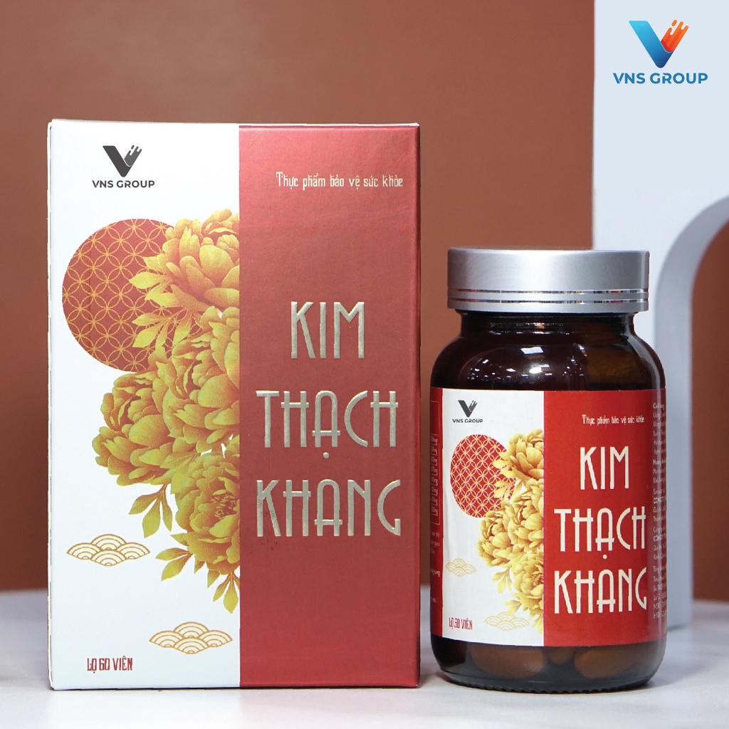 Thực phẩm chức năng lợi tiểu Kim Thạch Khang VNS Group hỗ trợ bào mòn sỏi hộp 60 viên