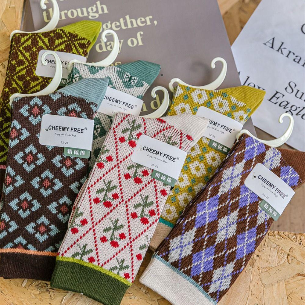 FALLFORBEAUTY Vớ Cotton Dày Dặn Thoải Mái Thời Trang Mùa Đông Cho Nữ