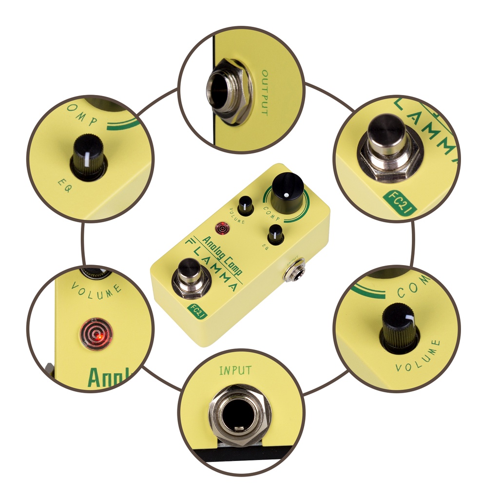 Pê Đan Tạo Hiệu Ứng Âm Thanh FLAMMA FC21 Cho Đàn Guitar
