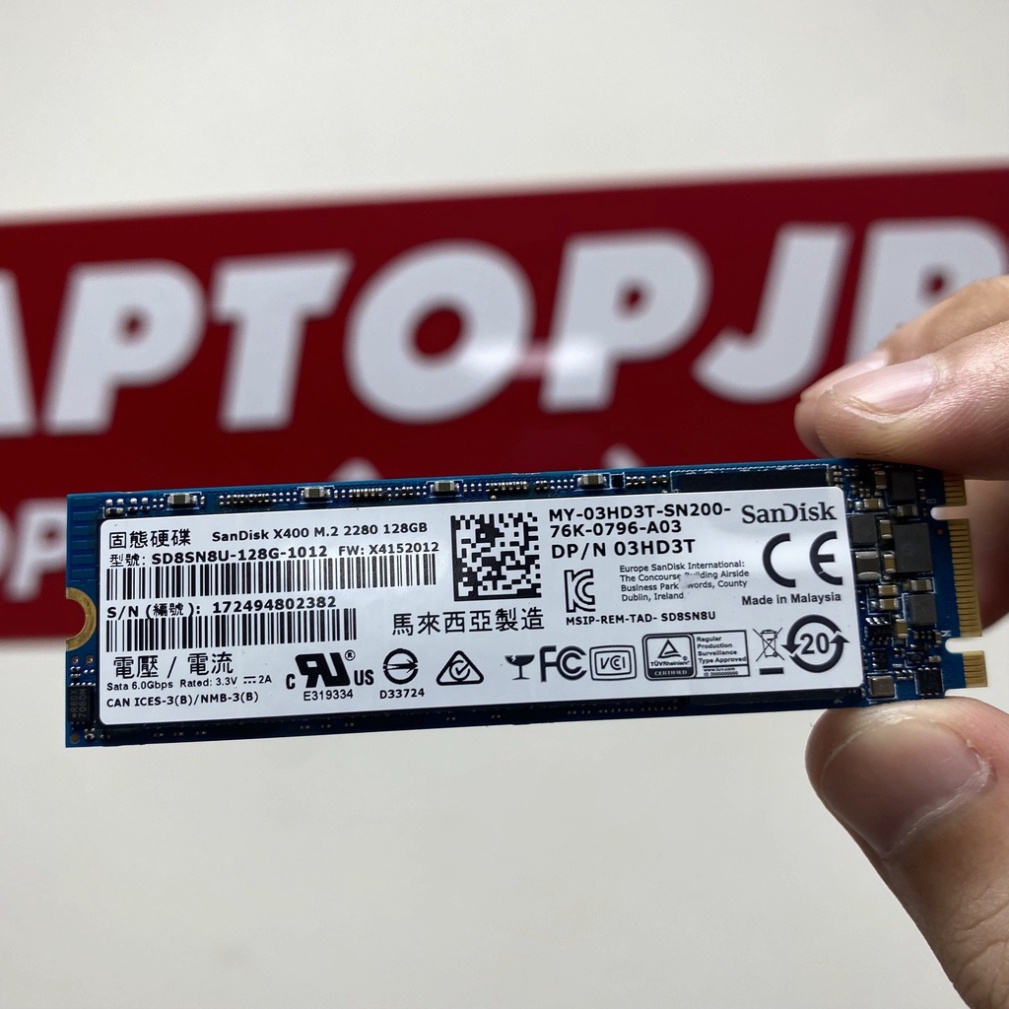 Ổ cứng laptop SSD M.2 2280 128GB Sandisk | SSD Sandisk X400 128GB M2 2280 bóc máy | BigBuy360 - bigbuy360.vn
