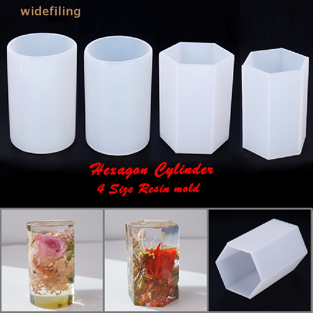 Khuôn Silicone Hình Lục Giác Dùng Làm Trang Sức Thủ Công DIY