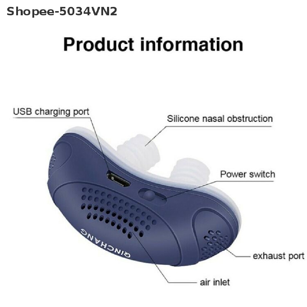Máy chống ngáy công nghệ dòng xoáy kép và lọc khí 2in1 cao cấp