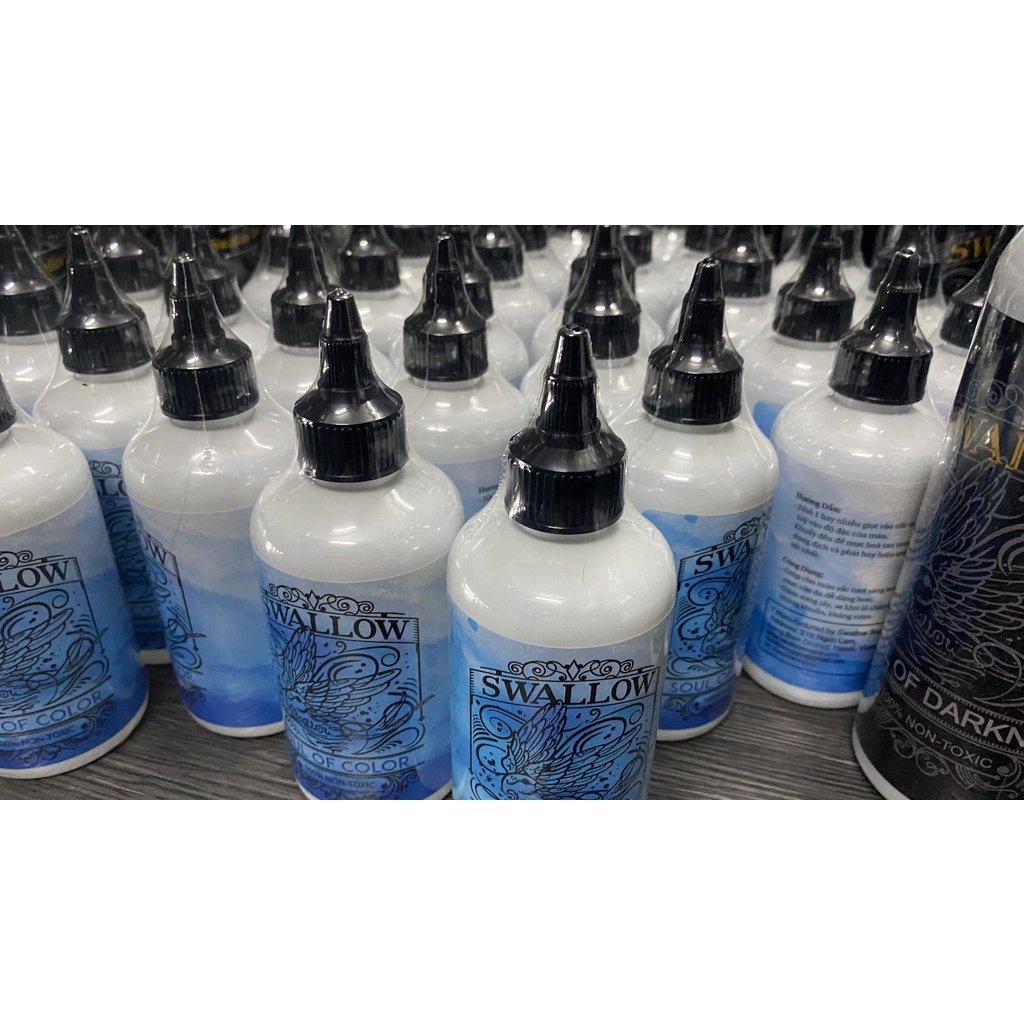 Nước kích màu, pha màu hình xăm Swallow Sơn Én 8oz - Tiệm Xăm Thiên Đường