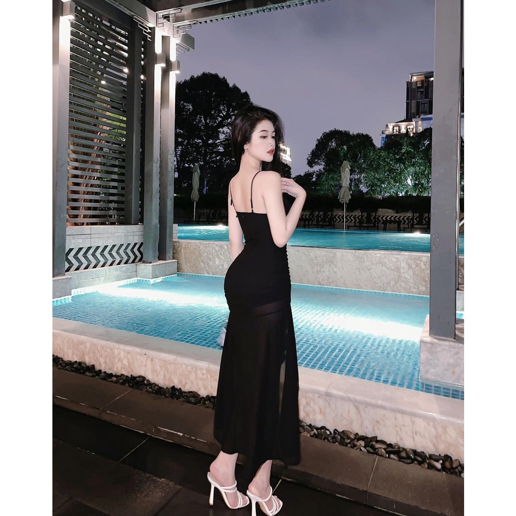 Đầm Maxi Rút Đuôi Cá Yoona FC 3334