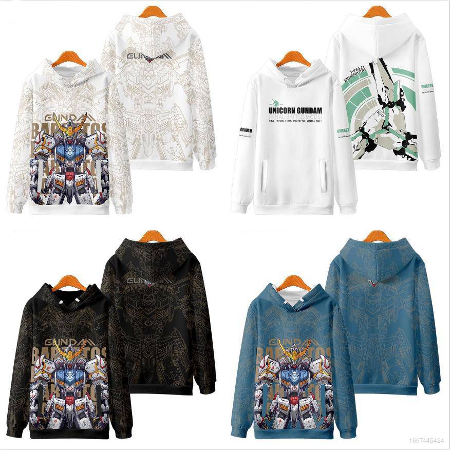 Áo Hoodie Tay Dài In Hình GUNDAM Ag1 Thời Trang Unisex
