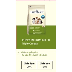 Thức ăn cho chó LuvCare túi 500g
