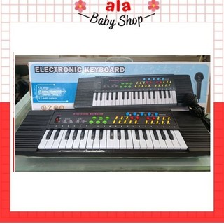 Đàn đồ chơi piano 37 phím màu đen cho bé