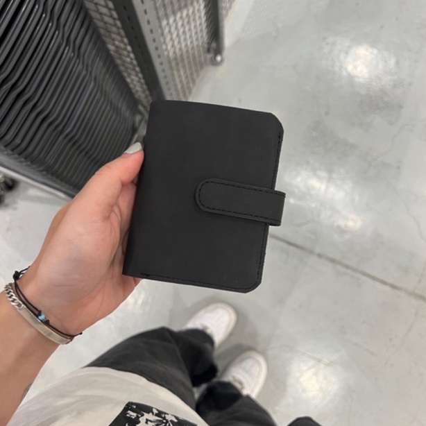 Ví da mini unisex Handmade Handle Wallet Onetothree