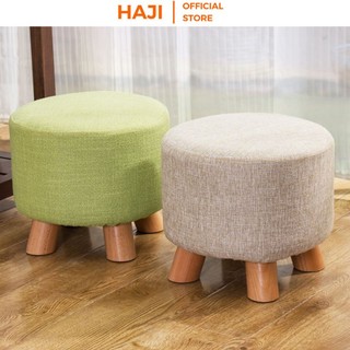 Ghế đôn sofa HAJI nhiều màu sắc khung gỗ tự nhiên chắc chắn - A28
