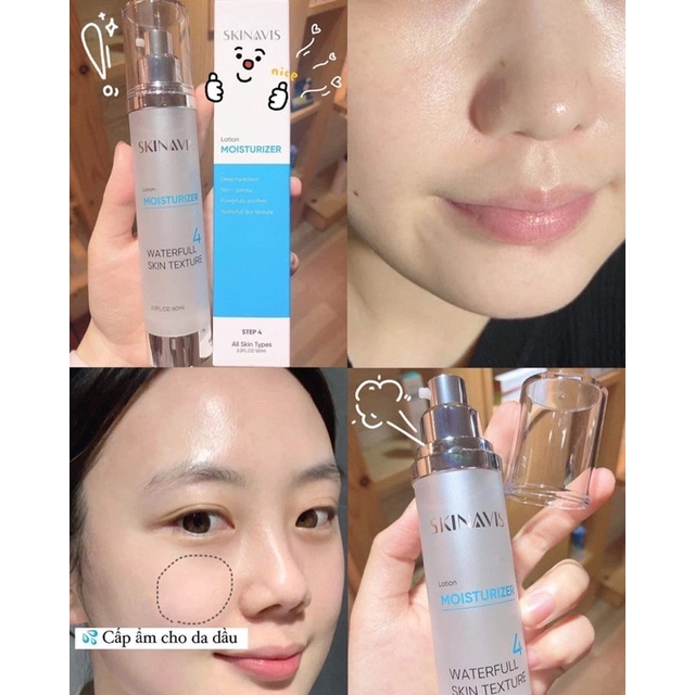 SKINAVIS Moisturizer Lotion Dưỡng ẩm dạng Lotion không nhờn dính