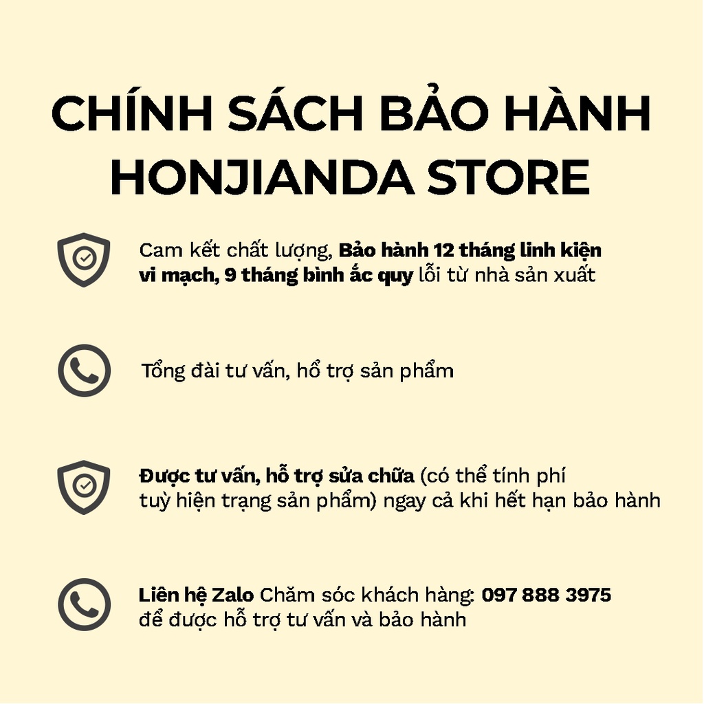 Quạt sạc tích điện để bàn AC&DC 16 inch Honjianda FL416