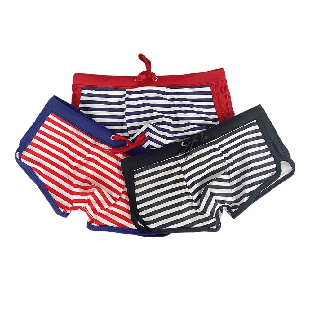 Quần Bơi Boxer Kẻ Sọc Thời Trang Trẻ Trung Dành Cho Nam GG519