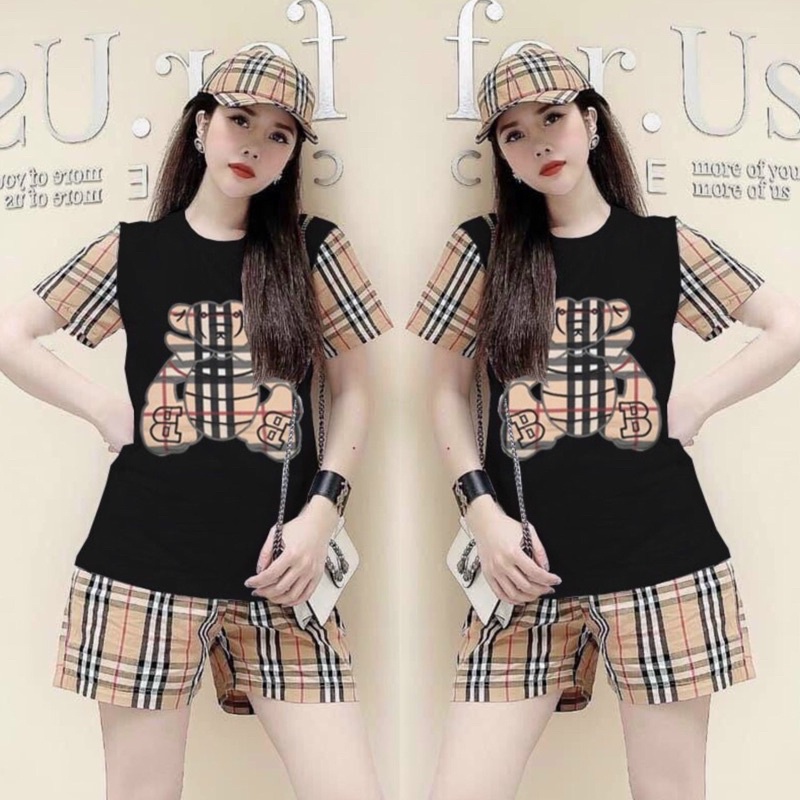 Sét bộ thun thêu GẤU BBR