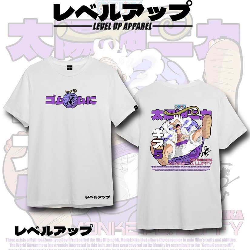 Áo phông Sun god Nika Shirt Monkey D Luffy Gear 5 One Piece độc đẹp giá rẻ mẫu HOT bán chạy