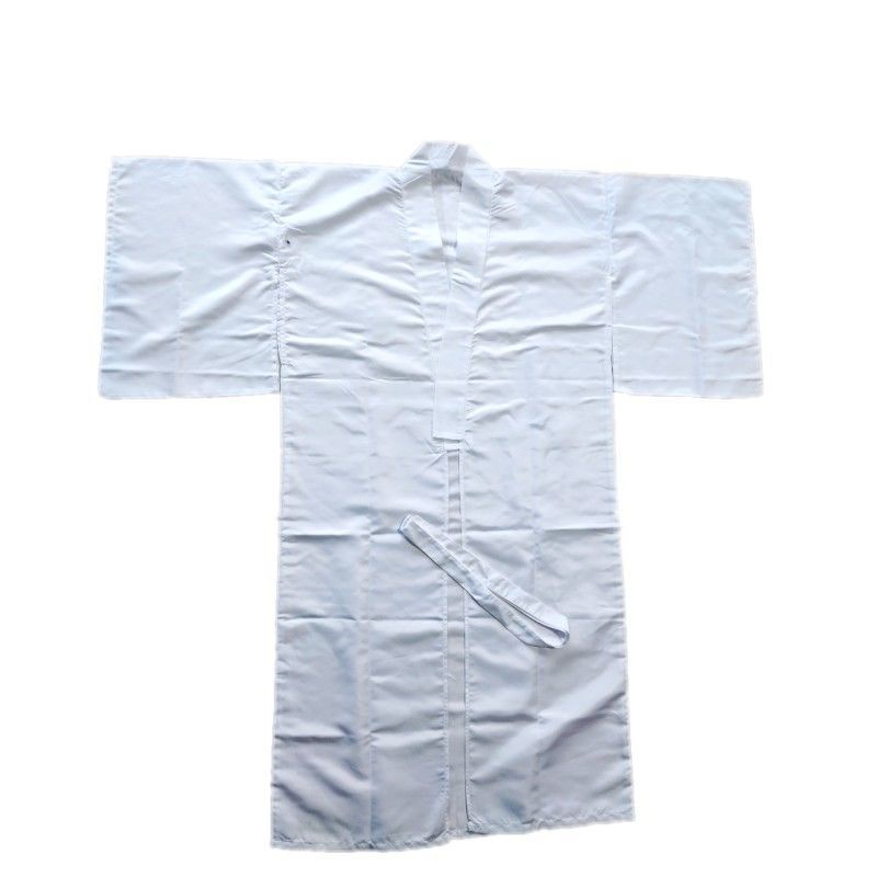 ⭐Hàng Có Sẵn⭐Áo Kimono Yukata Màu Trắng Có Tay Bên Trong Hàng Có Sẵn Áo Sơ Mi Cơ Bắp Dài Lót Kimono Nhật Bản