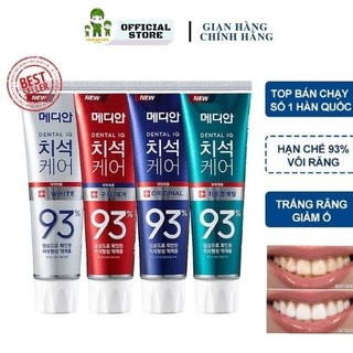 Kem Đánh Trắng Răng MEDIAN 93% Tooth-Paste 120gr