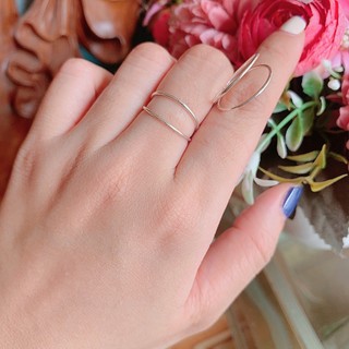 Nhẫn nữ, nhẫn kép bạc ta